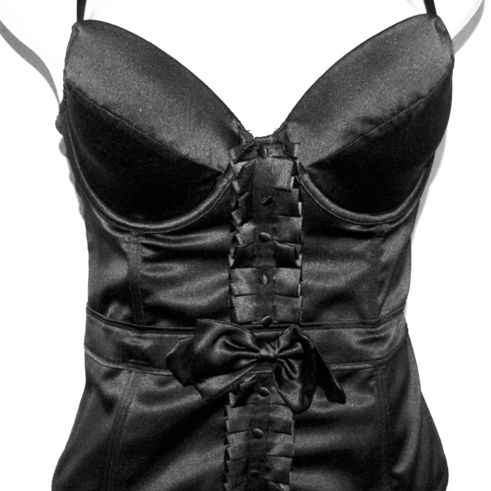 Victoria Secrets Black Bustier